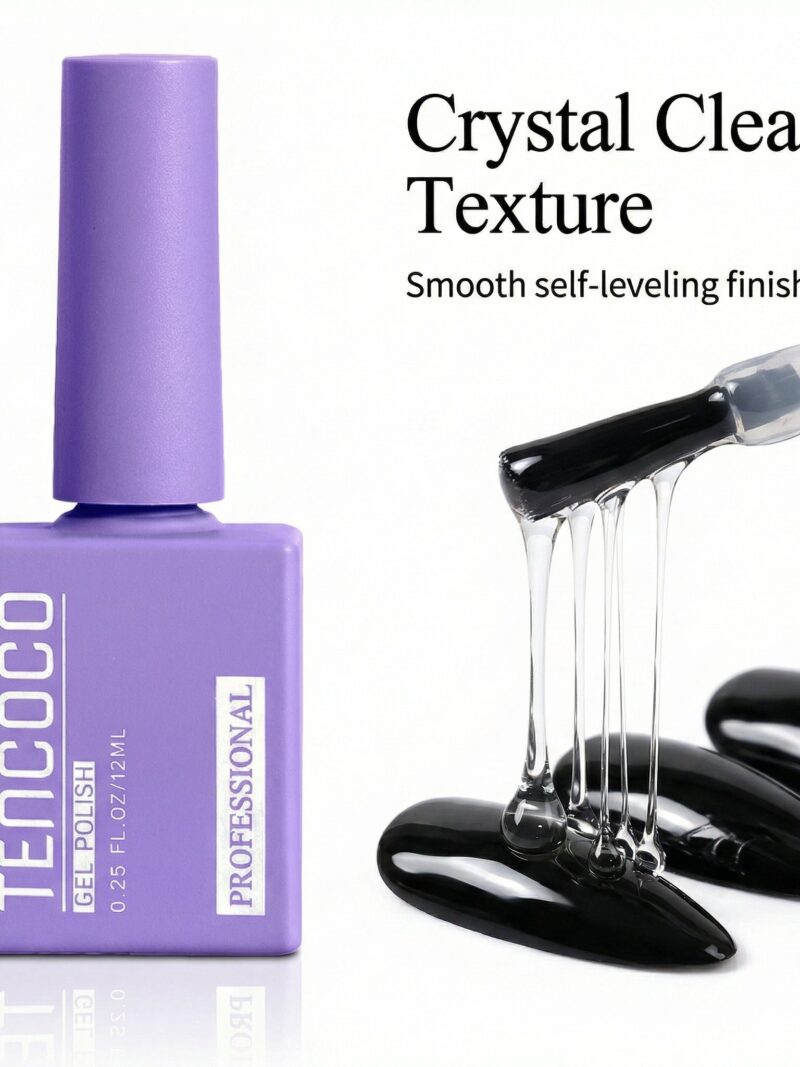 Gel Nail Top Coat – No Wipe High Gloss 12ml Anti-Scratch for Long-Lasting Shine